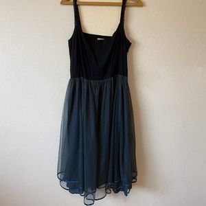 Black and Green Party dress